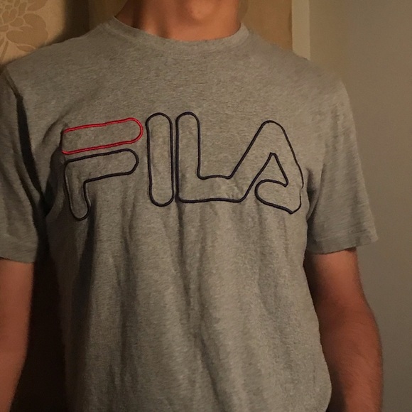 EMBROIDERED FILA LOGO TEE - Picture 1 of 6